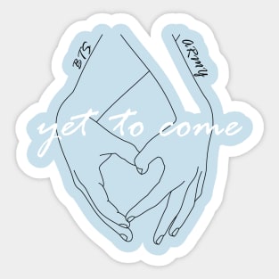 BTS-YET TO COME Sticker